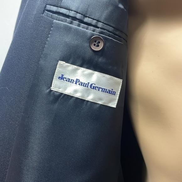 Jean-Paul Germain Men's Black Wool Jacket Blazer - Picture 12 of 14